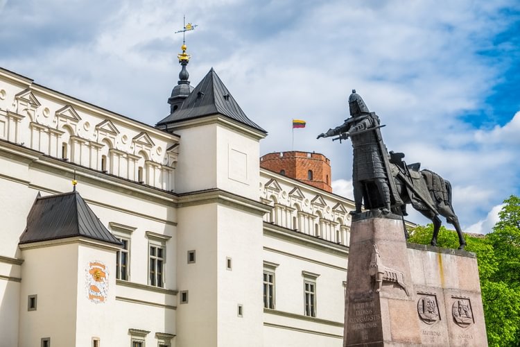 Denkmal für Gediminas, den Großfürsten des Großfürstentums Litauen