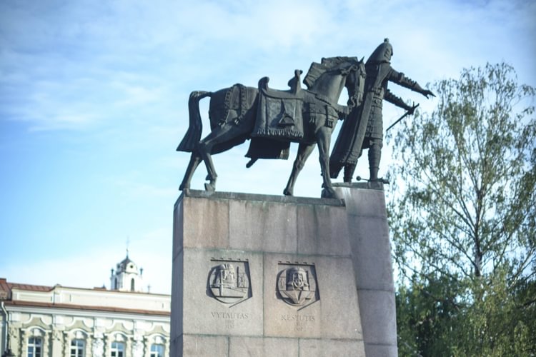 Denkmal für Gediminas, den Großfürsten des Großfürstentums Litauen
