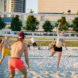 Get Your Team on a Volleyball Court