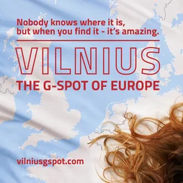 Vilnius receives International Gold Award for “G-spot of Europe” Ad Campaign