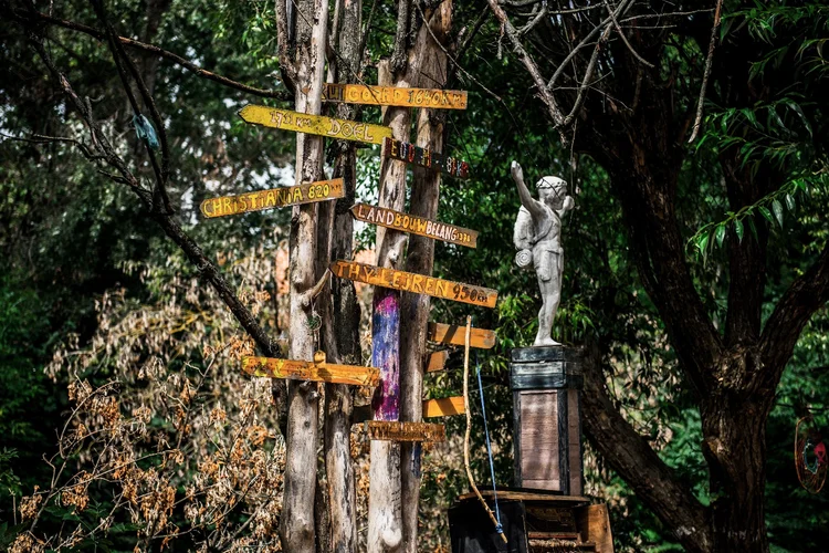 Sculptures at the Užupis Art Incubator