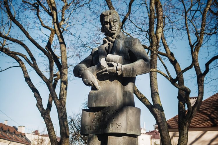 Sculpture of Laurynas Gucevičius