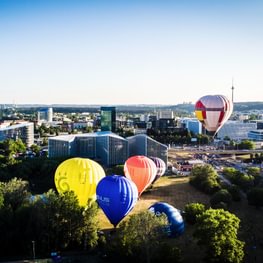 Hot-Air Ballooning over Vilnius Old Town