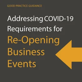 Good Practice Guide for Re-Opening Business Events