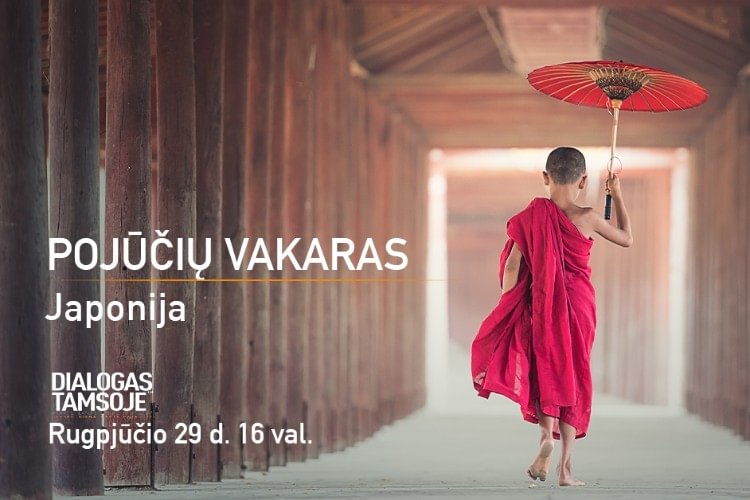 „Dialogas tamsoje“: japoniškų pojūčių vakaras