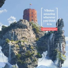 Vilnius for Events. Floating Rocks.