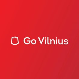 Go Vilnius logotipas ir baneris