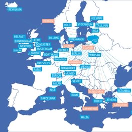 Vilnius Flight Map 