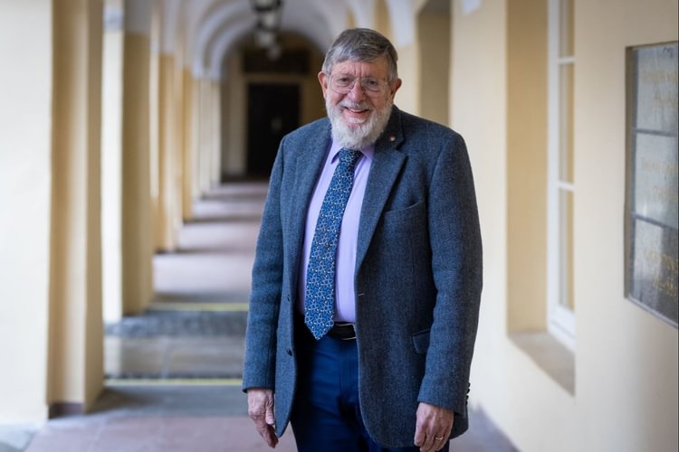 William Daniel Phillips at Vilnius University. Photo by Martynas Ambrazas 