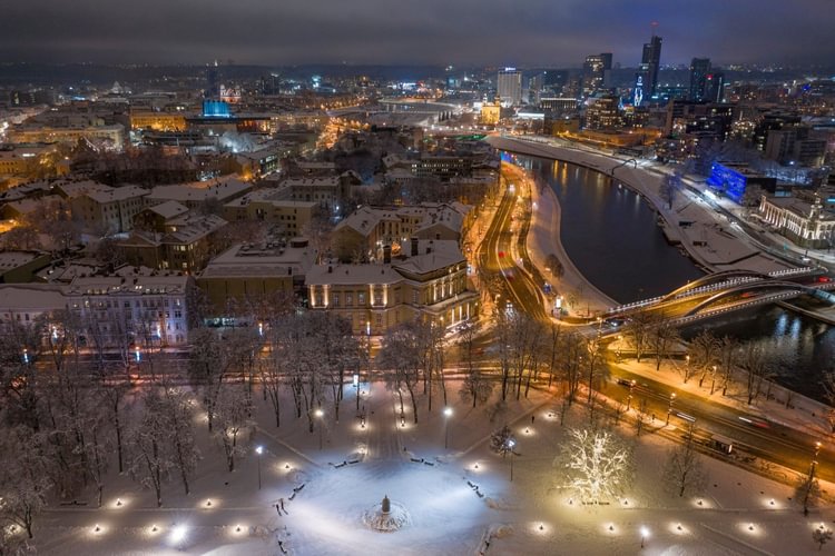 © Go Vilnius. Saulius Žiūra Winter Vilnius