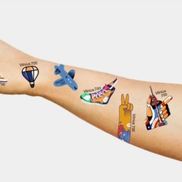 Laikinos tatuiruotės "Vilnius 700"