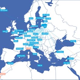 Vilnius Flight Map 