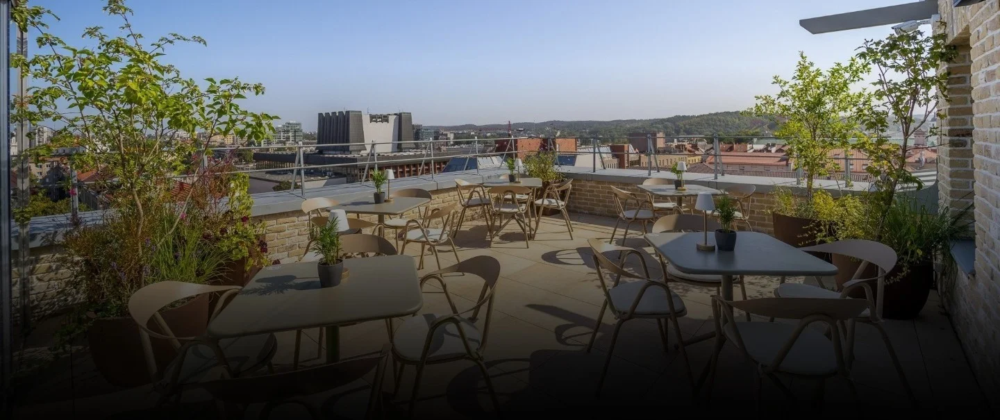 Vilnius invites you to get outside: Cafés and terraces with the most beautiful views