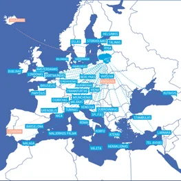 Vilnius Flight Map 