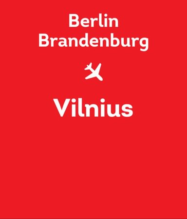 Berlin Brandenburg-Vilnius (BER-VNO)