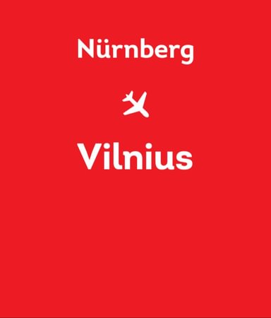 Nürnberg-Vilnius (NUE-VNO)