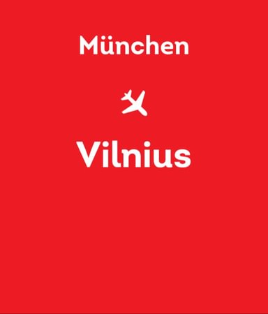 München-Vilnius (MUC-VNO)