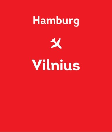 Hamburg-Vilnius (HAM-VNO)