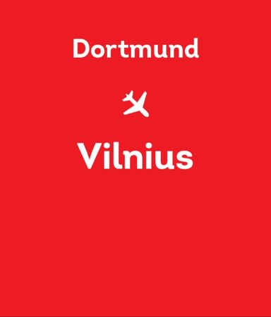 Dortmund-Vilnius (DTM-VNO)