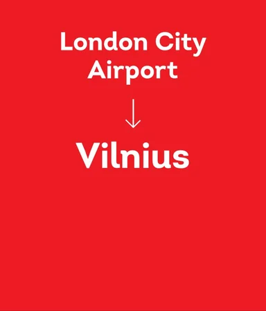 London City Airport-Vilnius (LCY-VNO)