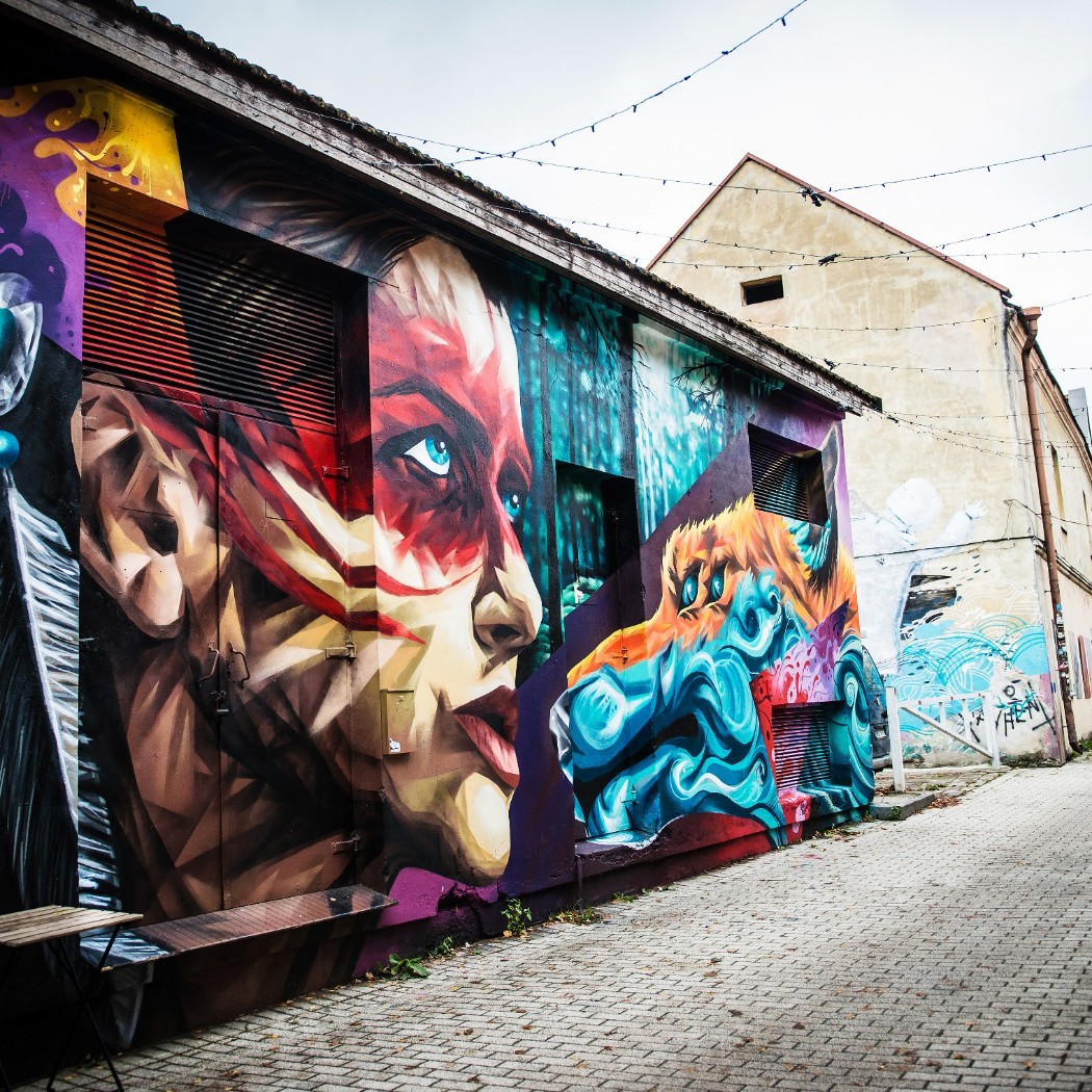 Ein Spaziergang auf der Suche nach Kunst in Vilnius