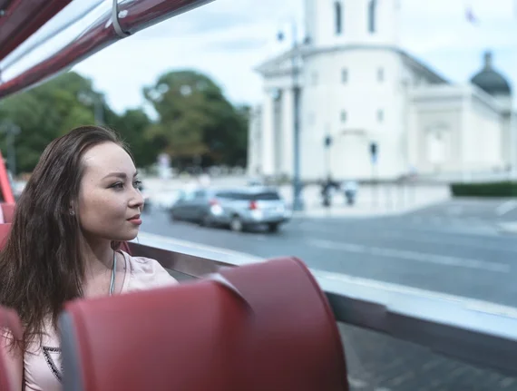 1. Vilnius City Tour (mit Audioguide) mit dem Bus