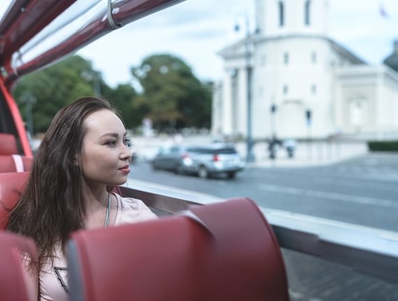 1. Bustour durch Vilnius
