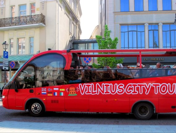 9. Turas po Vilnių autobusu su "Senamiesčio Gidas" 