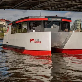 In Vilnius, Electric Riverboats Are Now Part of the Public Transport System