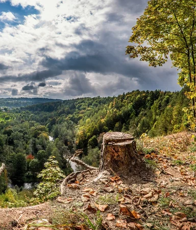 Felsvorsprung von Pučkoriai