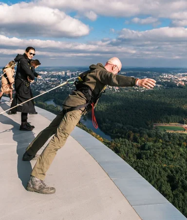 Vilnius lädt zu einem Spaziergang in den Wolken ein