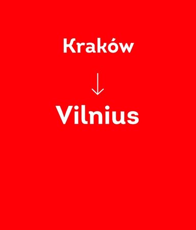 Lot Kraków - Wilno (KRK-VNO)