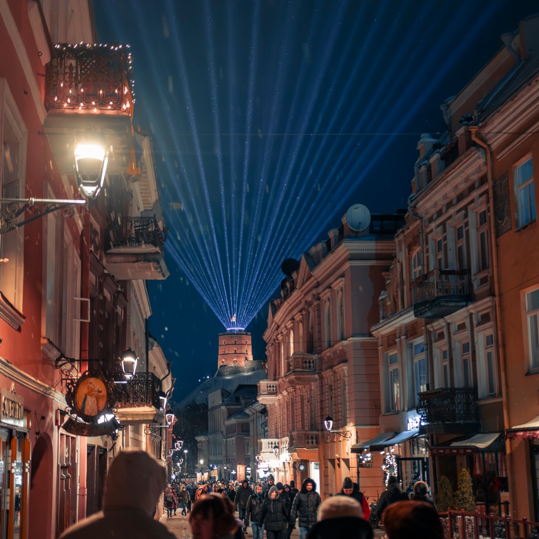 Festiwal Światła w Wilnie podkreśla zimowy potencjał doceniany przez polskich podróżnych