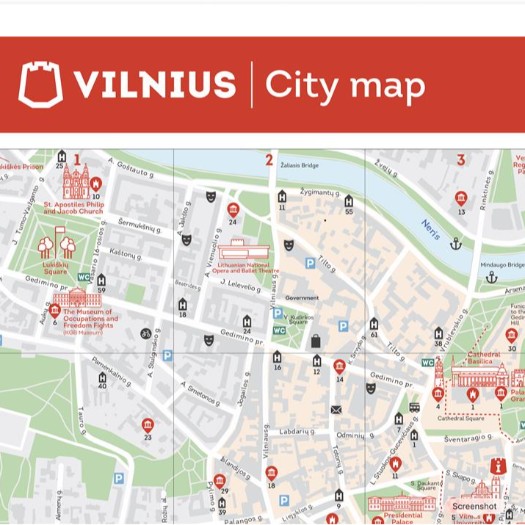 Vilnius City Map