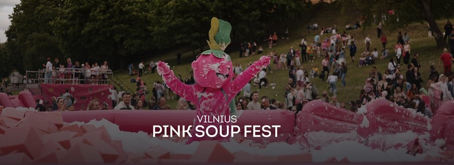 Главная сцена фестиваля Pink Soup Fest в Вильнюсе