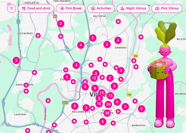 Vilnius Pink Soup Fest Map