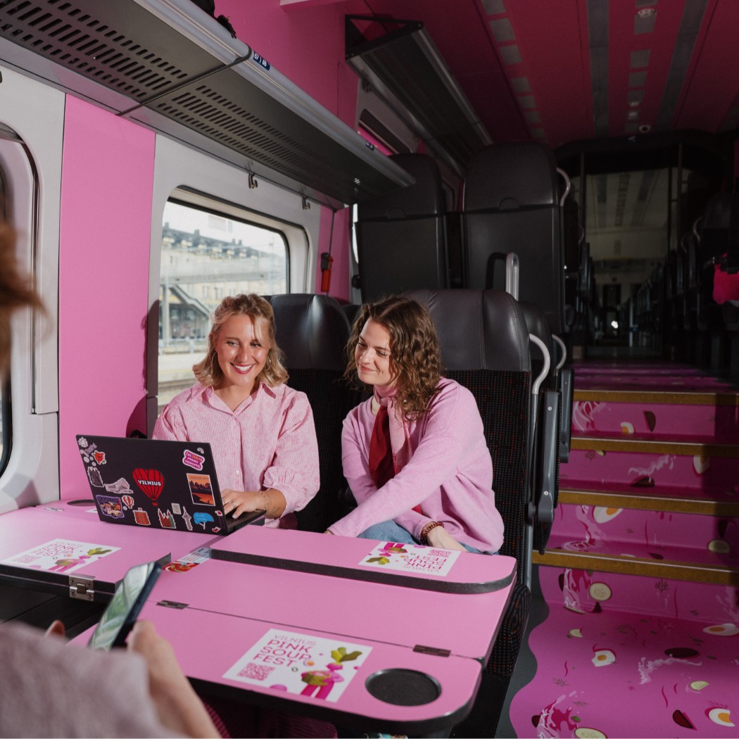 Step Inside: The Pink Soup Train Bringing a Splash of Colour to Europe’s Rail Travel