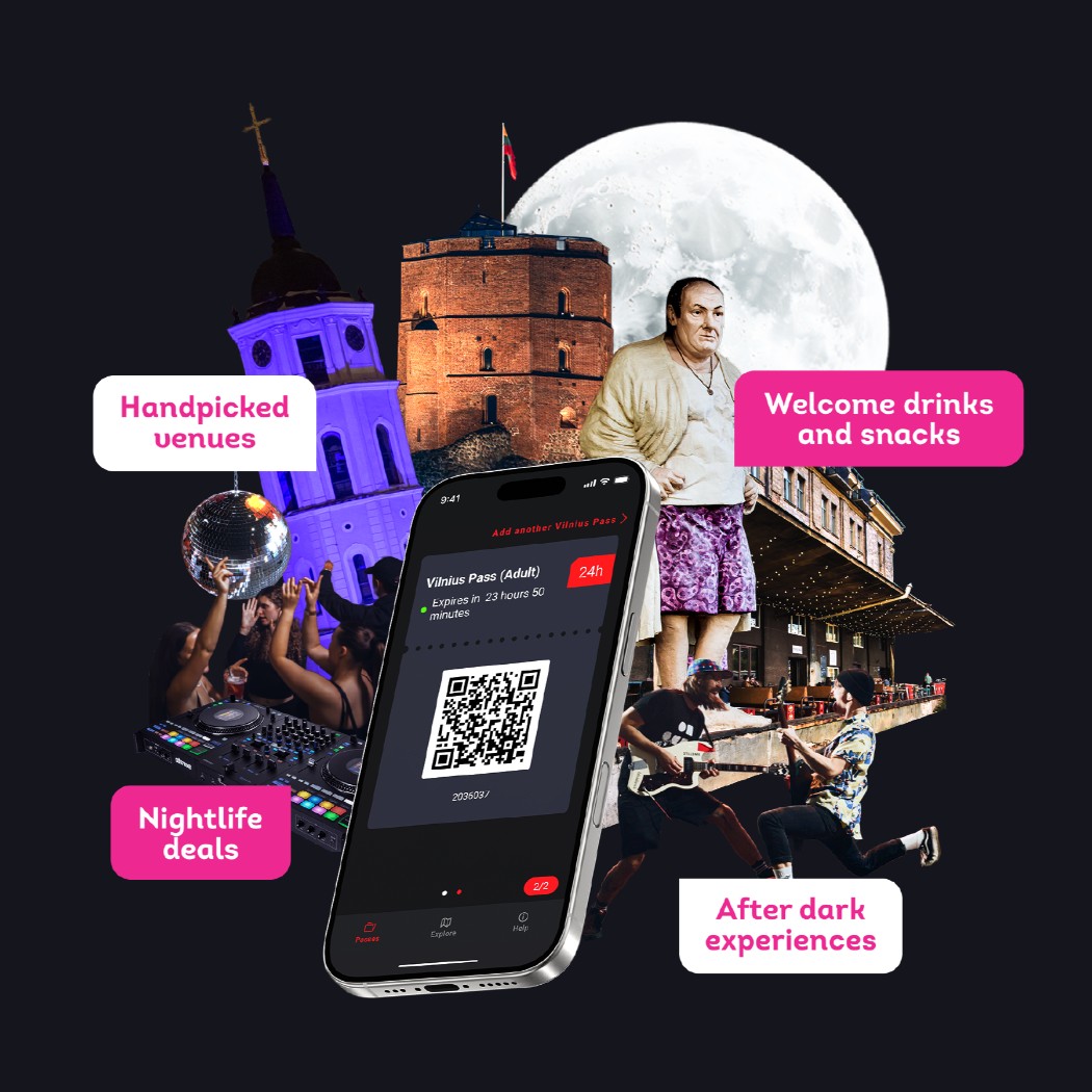 Ką veikti Vilniuje vakare: 3 vakarų planas su „Vilnius Night Pass