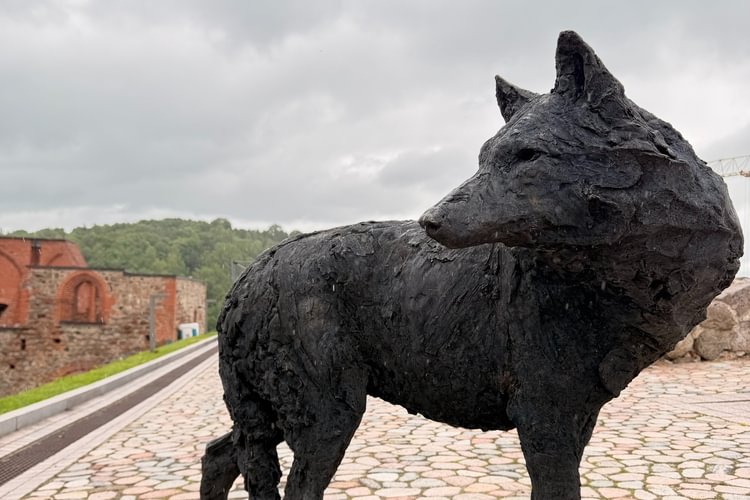 The Wolf Sculpture on Gediminas Hill