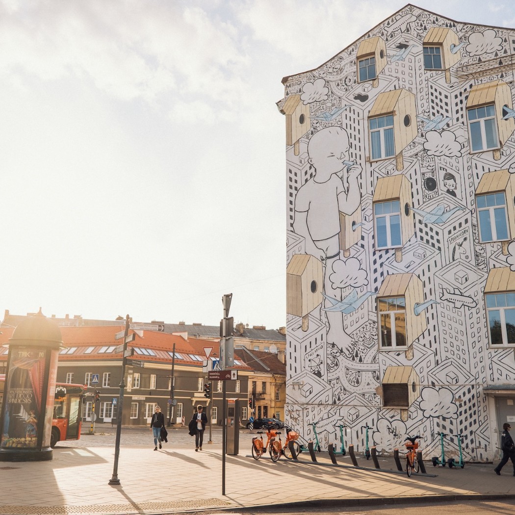 UK Artists Contributed to Open-Air Gallery in Vilnius Alongside 40 International Painters