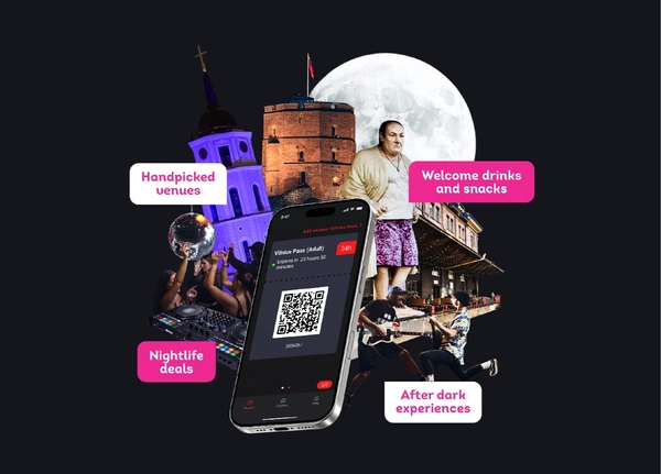 "Vilnius Night Pass". City Experiences After Dark