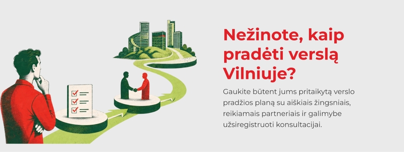 Verslo steigimas Vilniuje